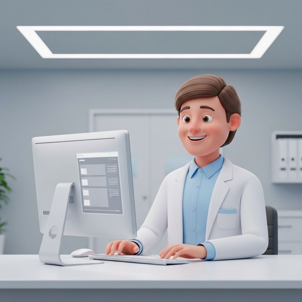 موظفة استقبال سعيدة